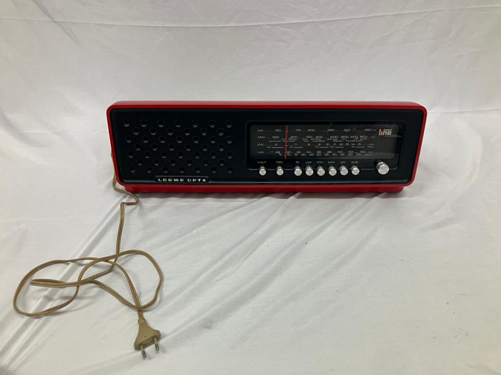 Iconische Vintage Loewe Opta R11 Line 2001 Radio uit 1971, Ophalen of Verzenden, Gebruikt, Radio