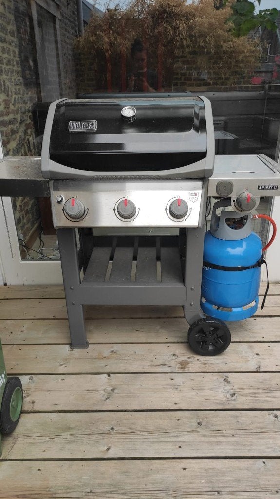 Weber Spirit II E-320 gas barbecue, Ophalen, Zo goed als nieuw, WEBER BBQ