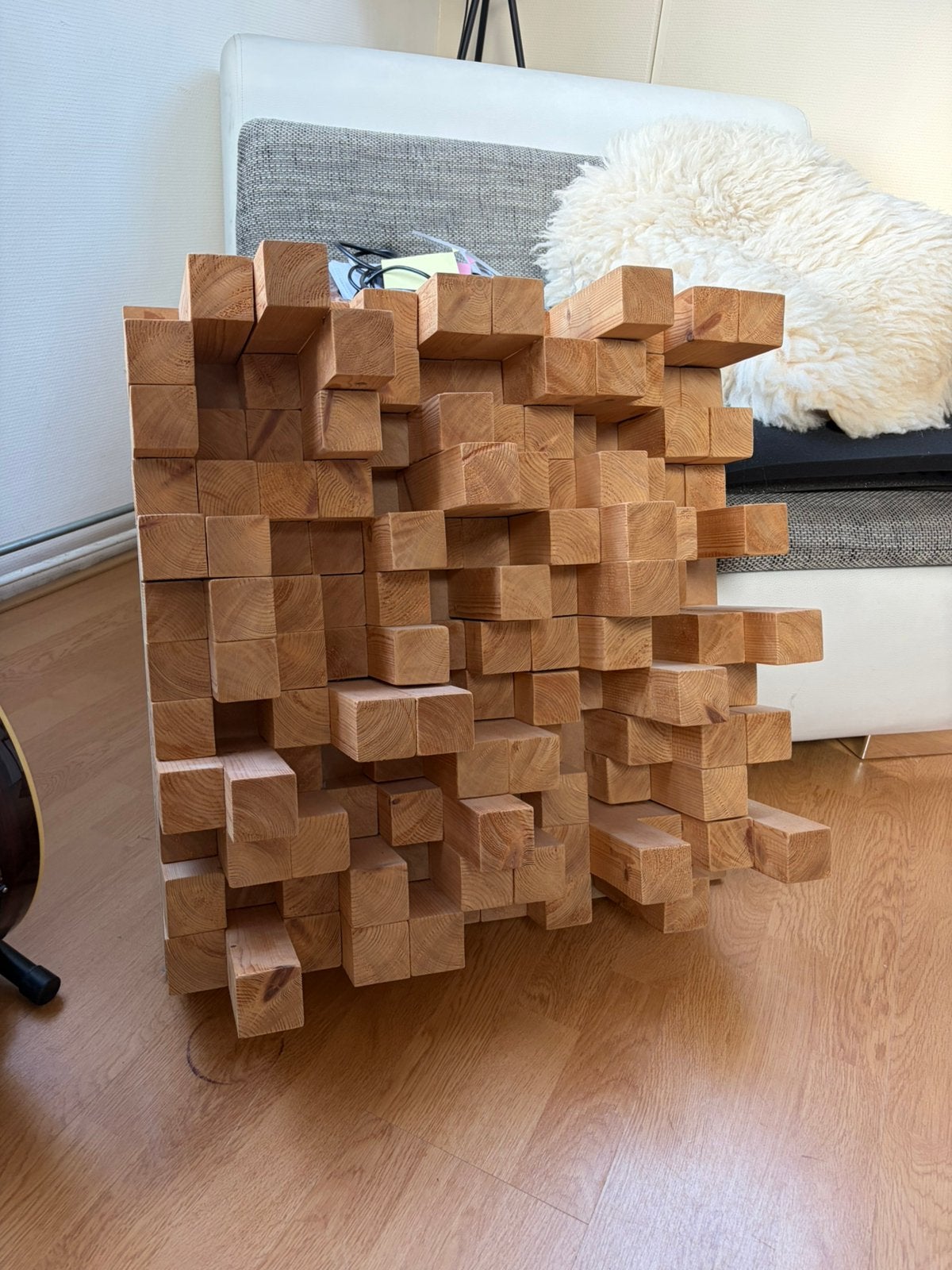Skykine Diffuser (Van echt hout) 60x60, Ophalen, Zo goed als nieuw, Audio