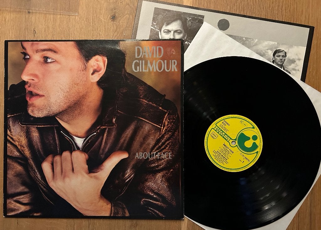 DAVID GILMOUR ( PINK FLOYD ) - About face (LP; NMINT), LP, Progressive Rock, Ophalen of Verzenden, Zo goed als nieuw