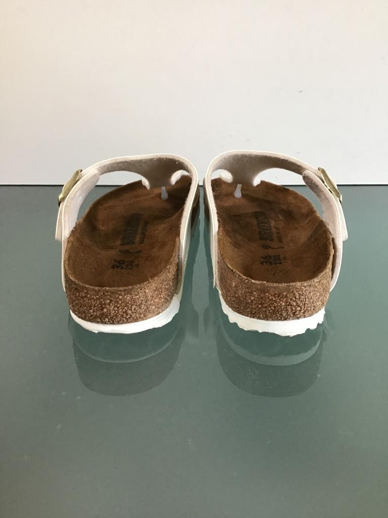 Birkenstock 36 slippers Gizeh wit | Nieuw | Gratis verzenden, Slippers, Verzenden, Wit, Nieuw