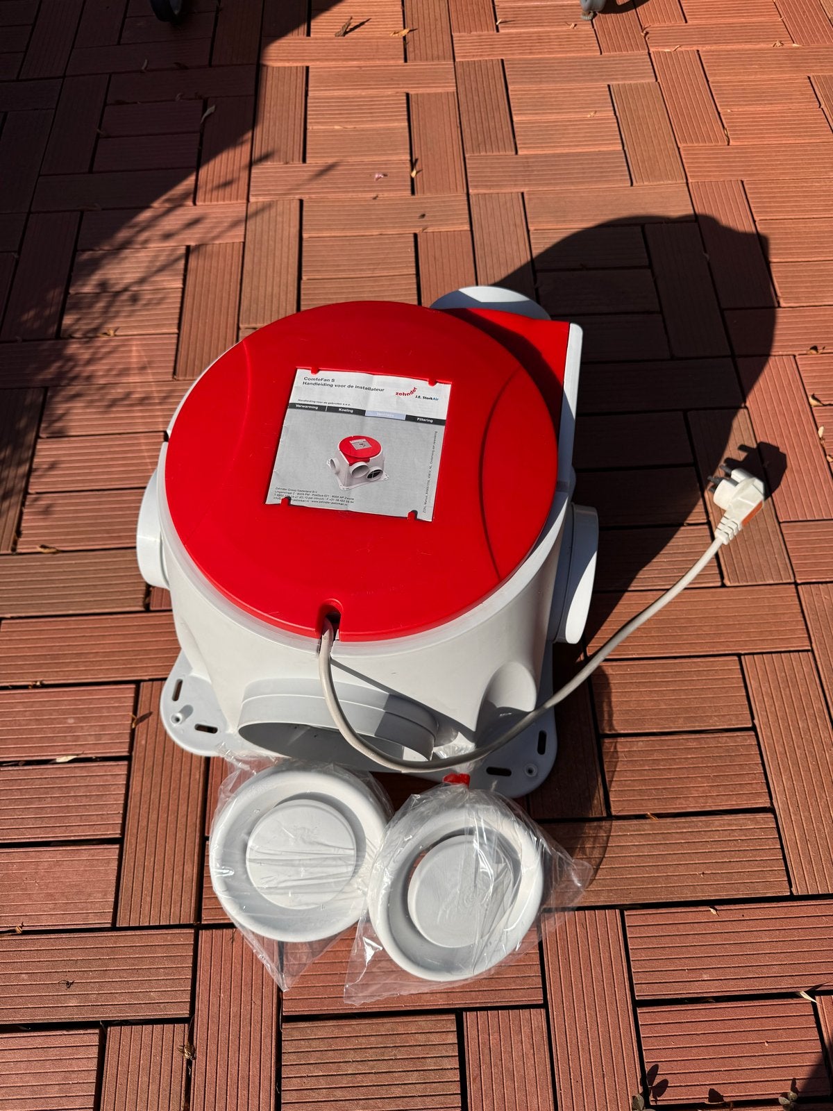 Zehnder ComfoFan S Afzuiger, Ophalen of Verzenden, Zo goed als nieuw, Ventilator en Afzuiger