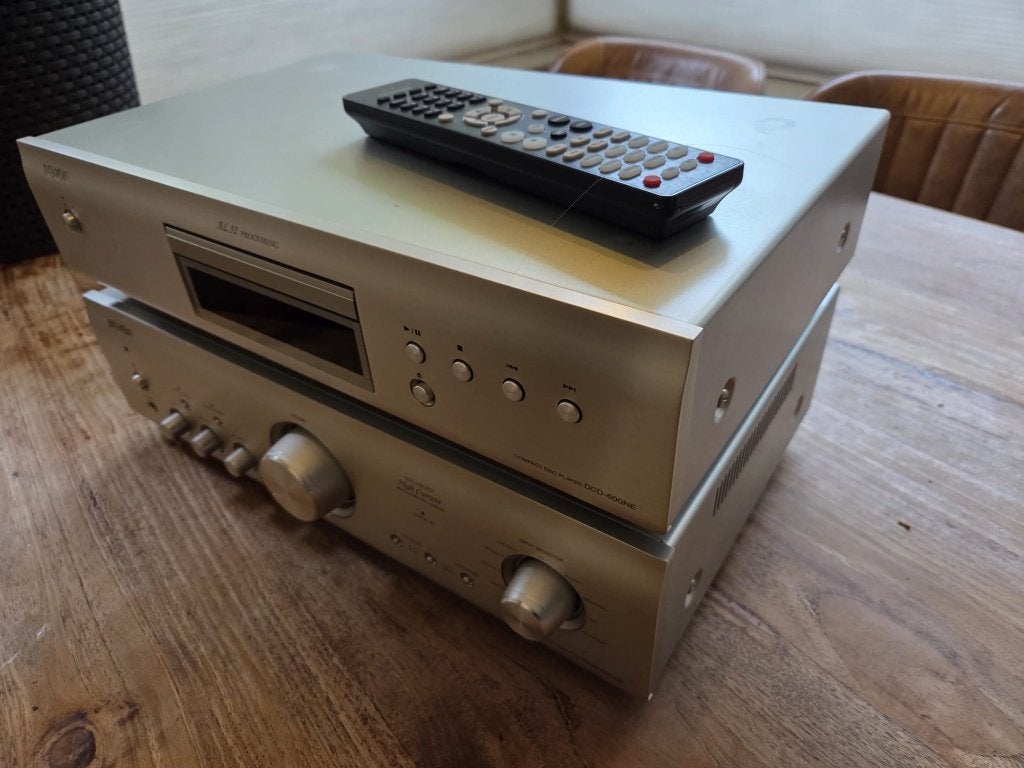 Denon HiFi Set (PMA-800NE + DCD-600NE) – Premium Silver, Audio, Tv en Foto, Ophalen, Gebruikt, Denon, Losse componenten