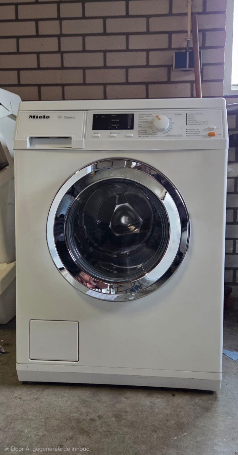 Miele W Classic Wasmachine - gebruikt door 1 per. huishouden, Ophalen, Gebruikt, Voorlader, Energieklasse A of zuiniger