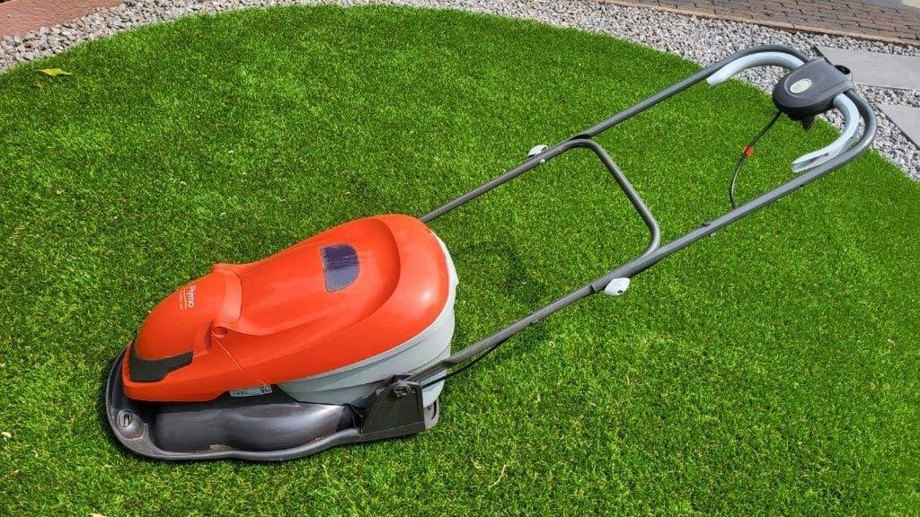 Husqvarna Flymo elektrische zweefmaaier1800w grasmaaier, Tuin en Terras, Ophalen, Gebruikt, Elektrische grasmaaier, Opvangbak