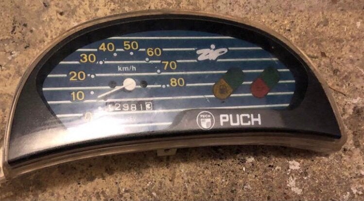 Piaggio zip 98 type 3 km teller dashboard, Ophalen of Verzenden