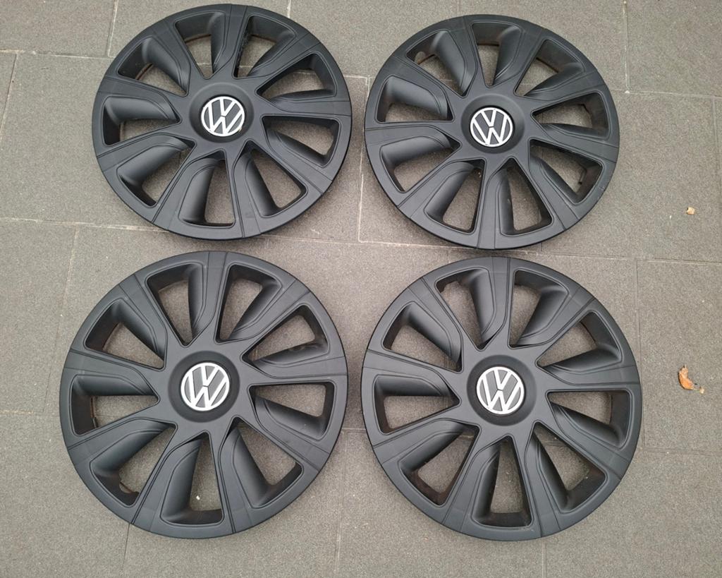 VW zwarte wieldoppen, Ophalen