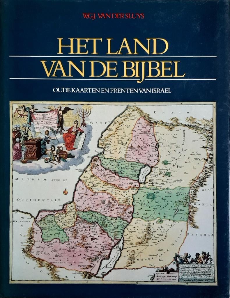 Het land van de bijbel, Ophalen of Verzenden, 1800 tot 2000, Nederland, Landkaart
