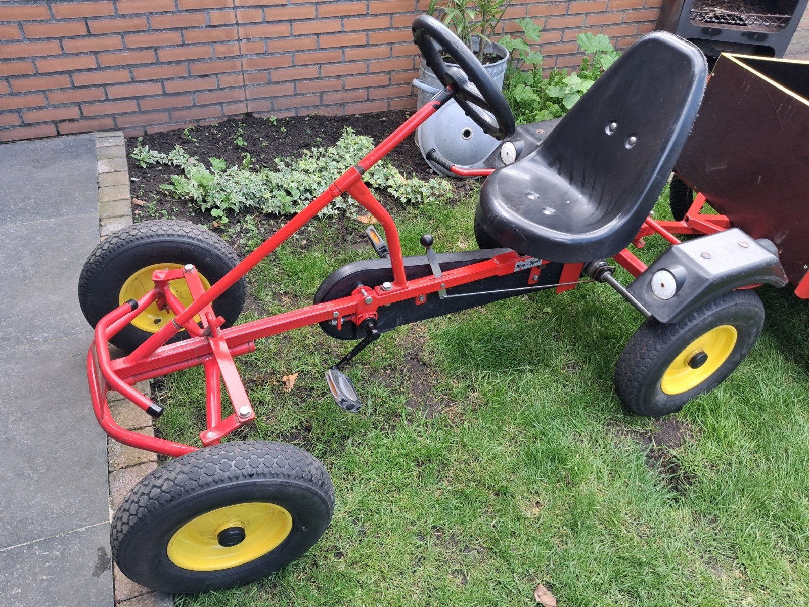Dino skelter met aanhangwagen, Ophalen, Gebruikt, Overige merken