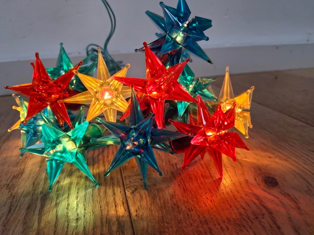 Vintage oude Kerstverlichting, Diversen, Kerst, Ophalen
