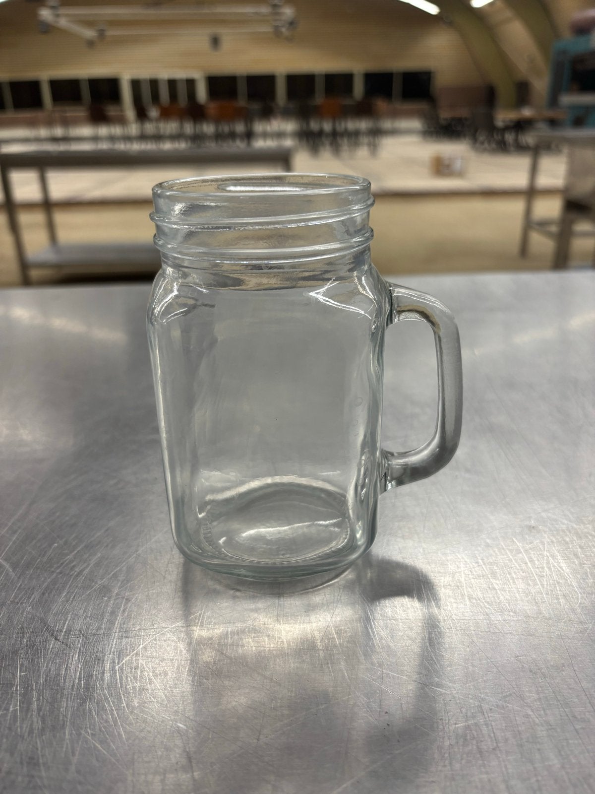 124 stuks glazen potten met handvat, Overige typen, Ophalen, Zo goed als nieuw, Glas