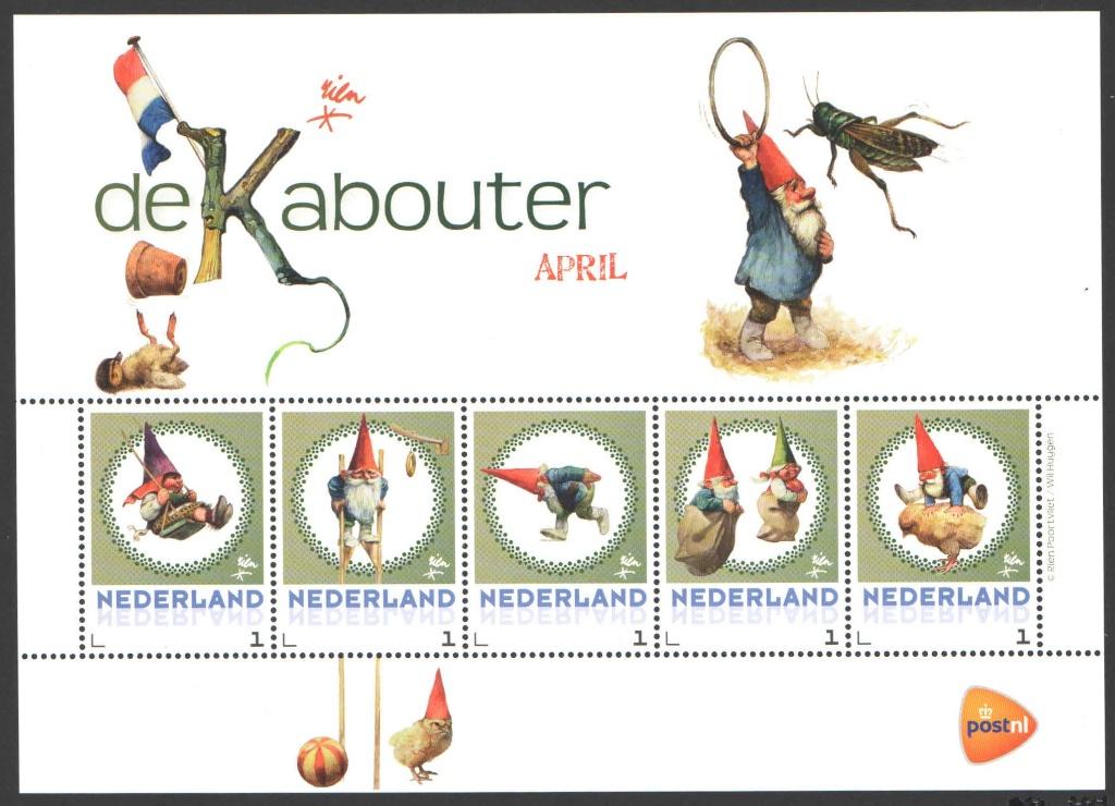 Postzegels De Kabouter: April, Ophalen of Verzenden, Na 1940, Postfris