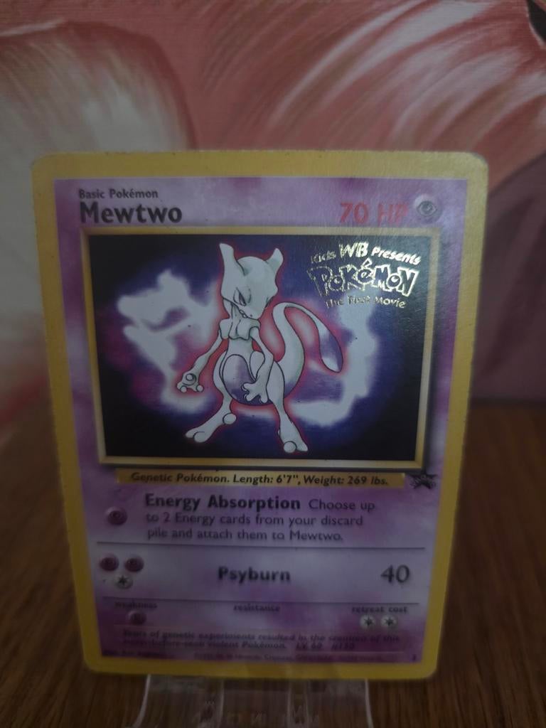 Mewtwo Pokemon Kaart, Ophalen of Verzenden