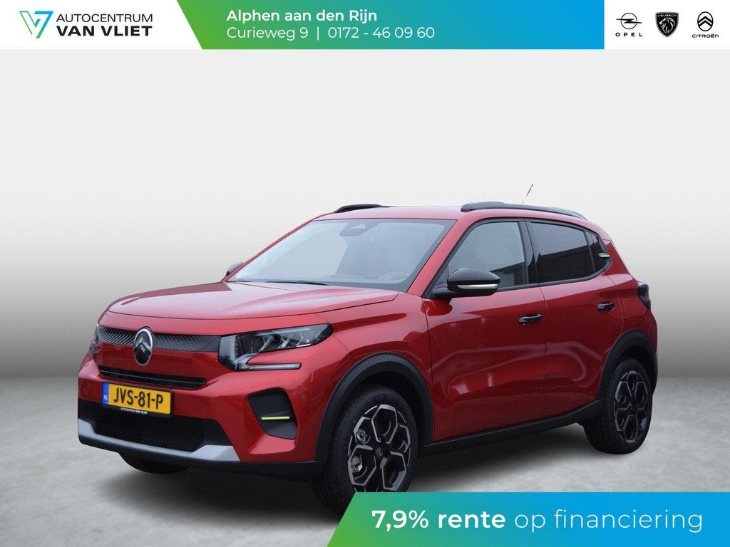 Citroen Ë-C3 Max 113pk Comfort Range 44 kWh PARKEERSENSOREN, Auto's, Citroën, 321 km, Leder en Stof, 44 kWh, Origineel Nederlands