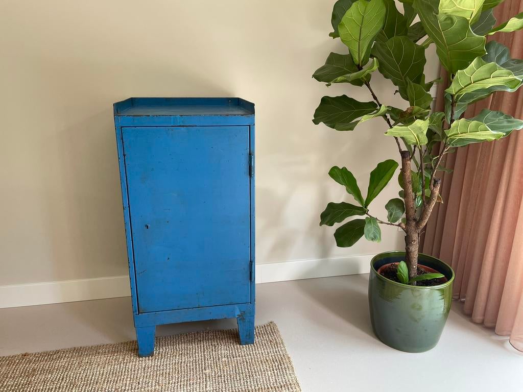 Retro industriële kast of dressoir, Ophalen, Gebruikt, 40 liter of meer, Metaal