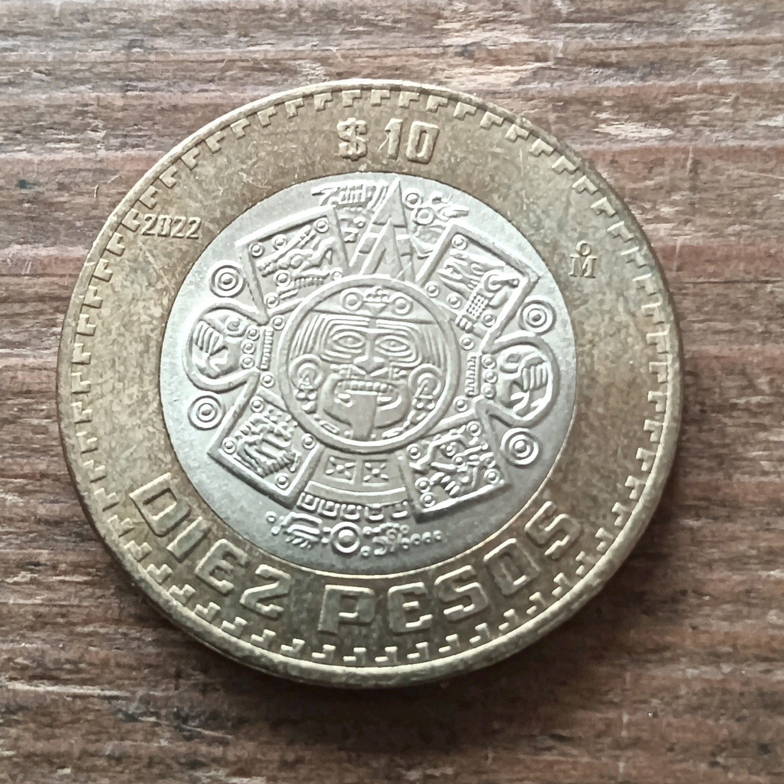 Mexico 10 Pesos 2010 kenmerk A3, Ophalen of Verzenden, Noord-Amerika, Losse munt