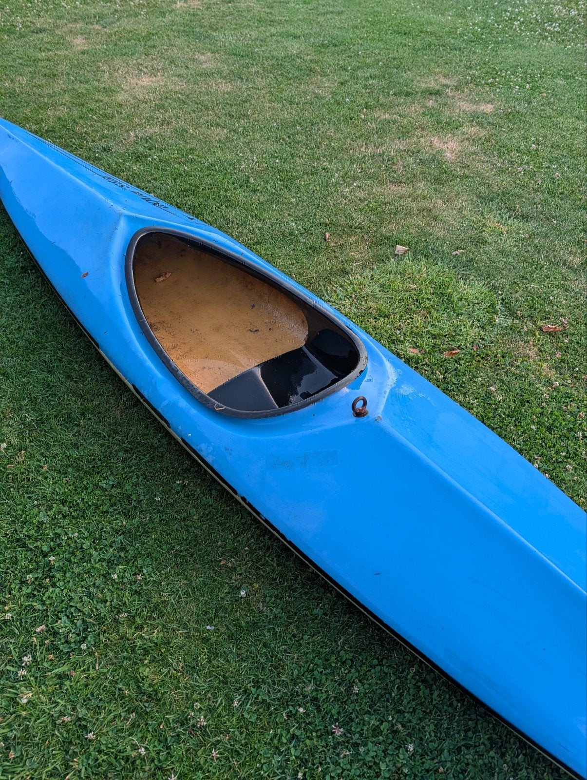 Blauwe kajak met peddel - 1-persoons (tot max 1,70m), Ophalen, Gebruikt, 1-persoons