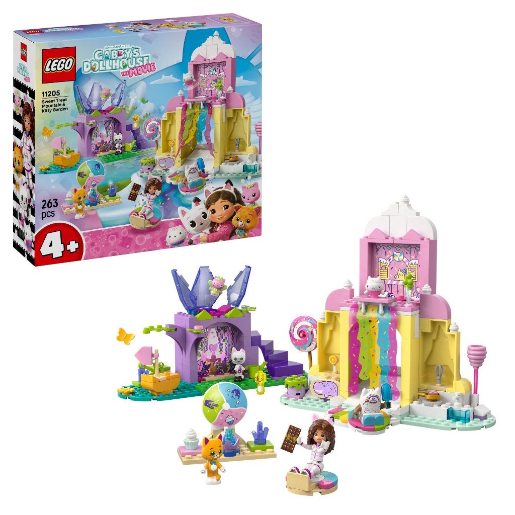 LEGO 11205 Gabby's Snoepjesberg en KittenTuin 103 delig, Overige thema's, Inclusief instructies, Nieuw, Ophalen of Verzenden