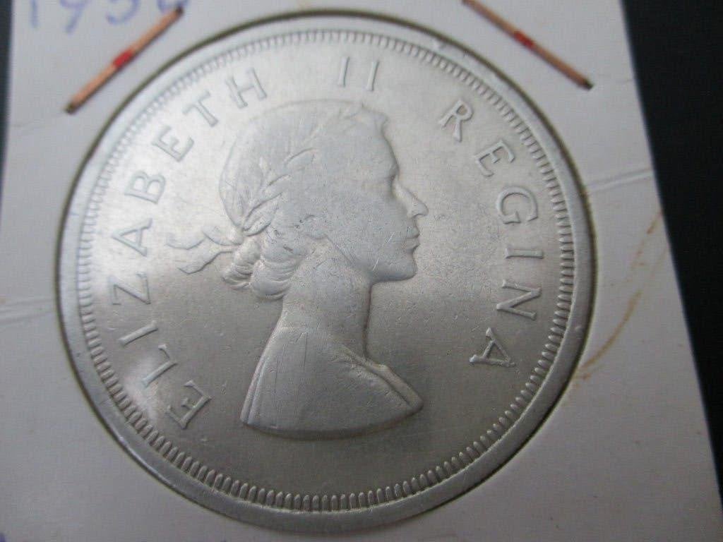 Zuid-Afrika 5 shilling 1958, Ophalen of Verzenden, Zuid-Afrika, Losse munt, Zilver