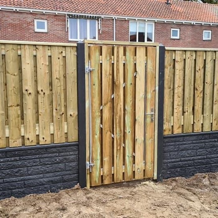 Grenen schuttingdeur compleet – 100 cm & 120 cm breed, Tuin en Terras, Schuttingen, Ophalen, 1 tot 2 meter, Minder dan 3 meter