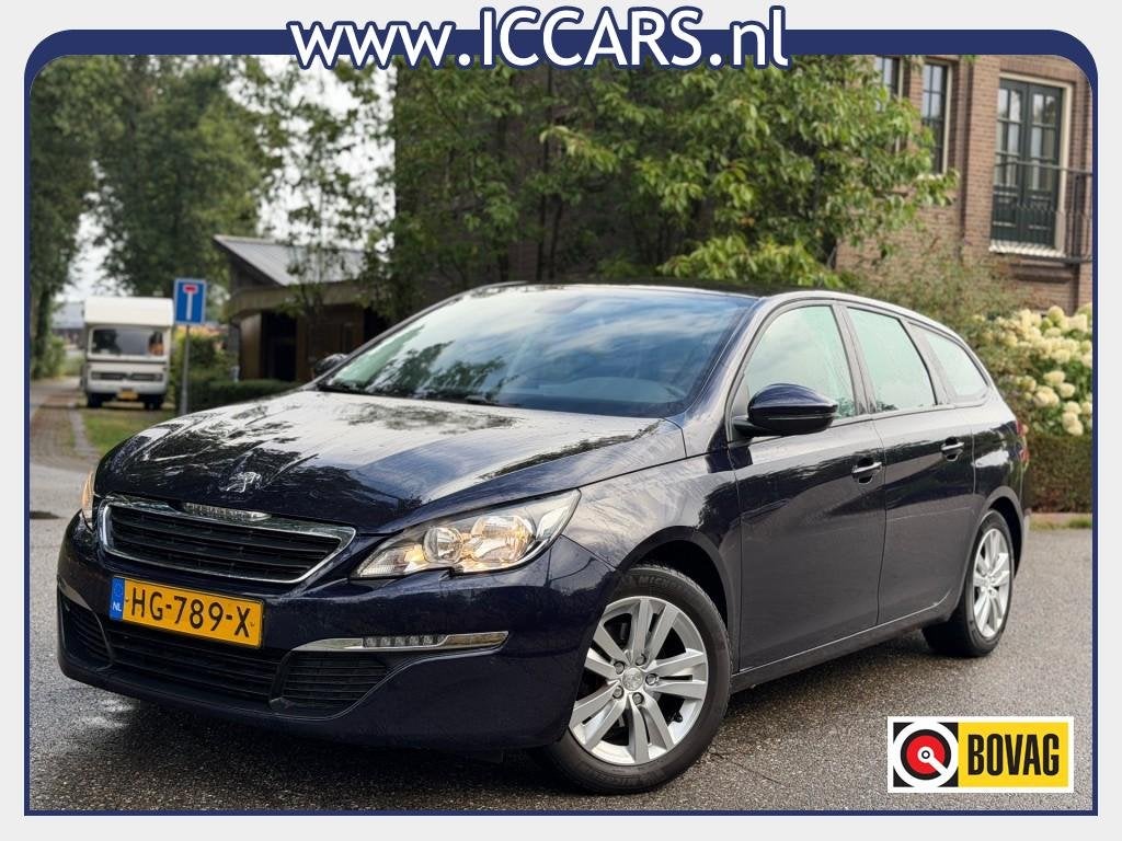 Peugeot 308 1.6 BLUE HDI - Euro 6 - Navi - Airco !!!, Auto's, Euro 6, 4 cilinders, Blauw, 140 €/maand