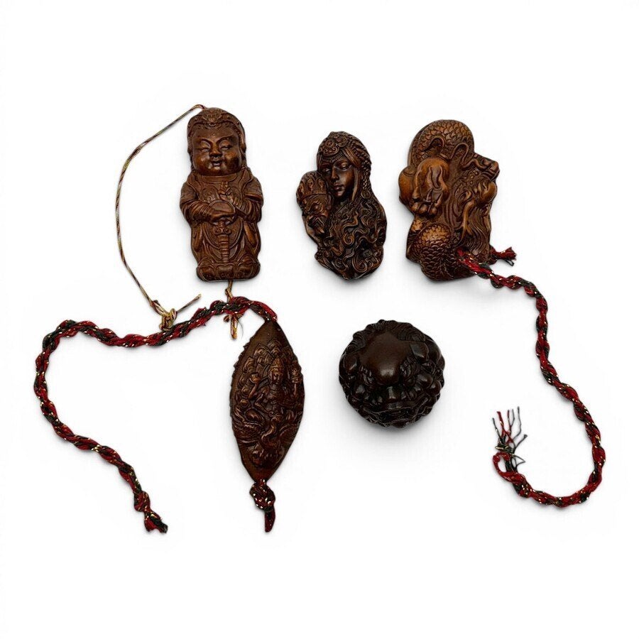 Vijf netsuke, Ophalen of Verzenden