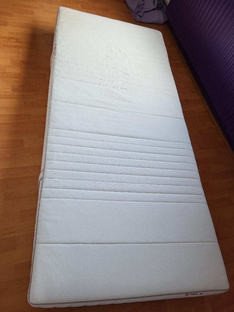 Ikea Myrbacka latex matras, Huis en Inrichting, Ophalen, 90 cm, Eenpersoons, Zo goed als nieuw