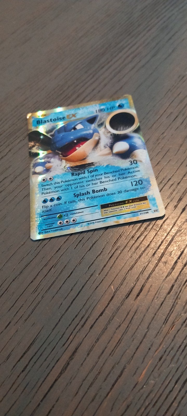 pokemonkaart Blastoise, Ophalen of Verzenden, Winkel, Super of Benzinepomp, Zegels, Bonnen of Punten