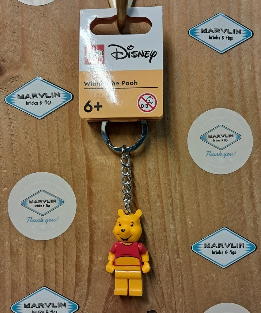 LEGO Disney, Winnie The Pooh, Sleutelhanger (nieuw), Lego, Nieuw, Ophalen of Verzenden, Disney