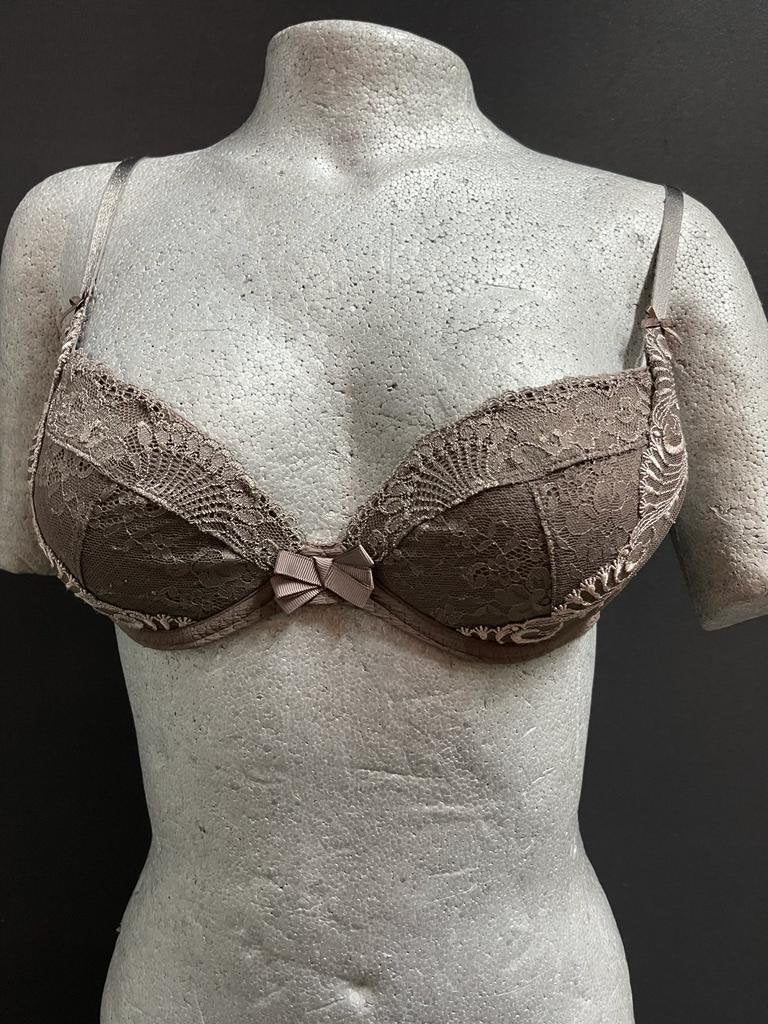 Aubade push up bh 70a  model s918, Verzenden, Beige, BH