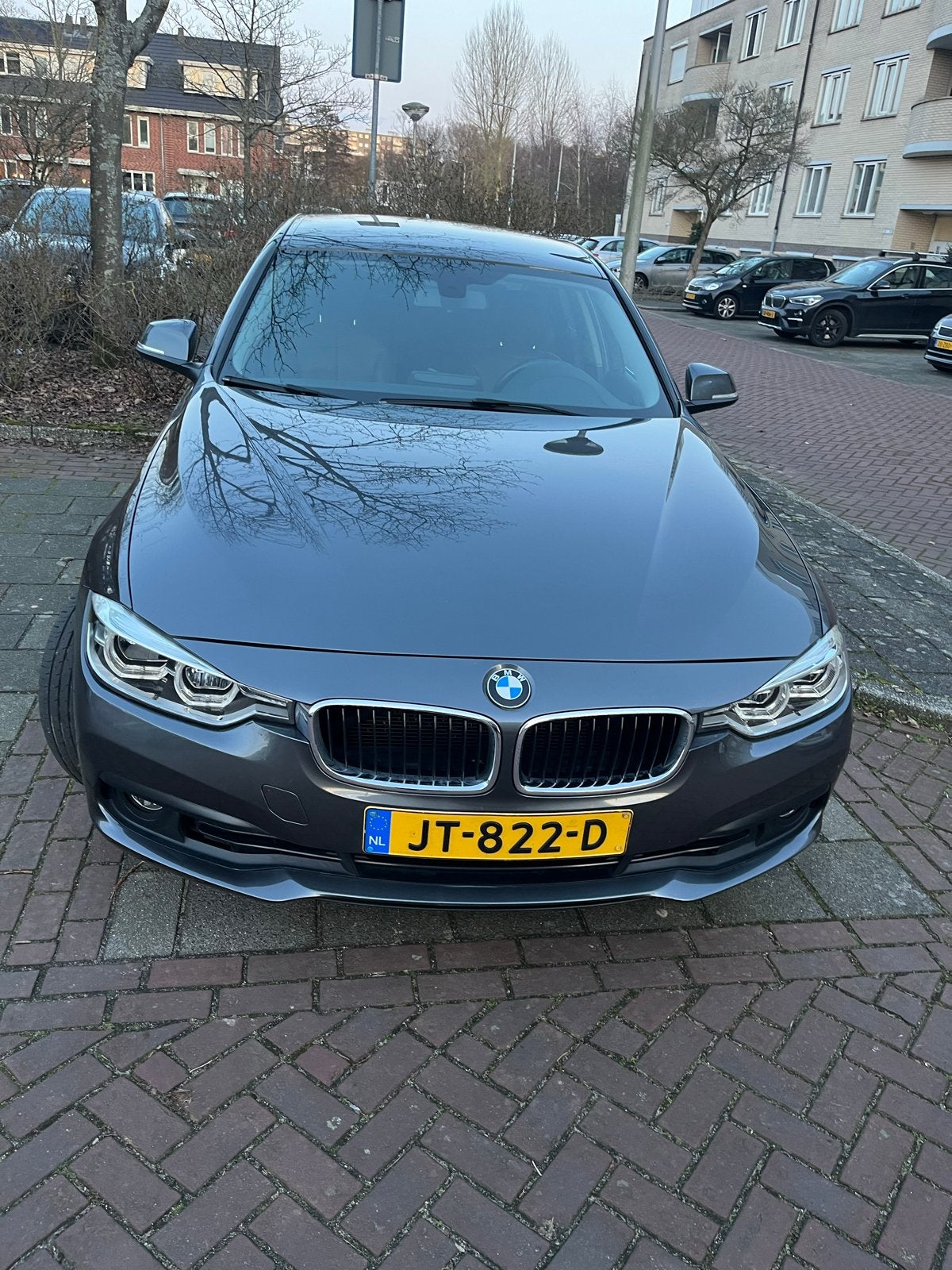 BMW 3-Serie 318i 136pk Aut 2016 Grijs, Automaat, Origineel Nederlands, 75 €/maand, Particulier
