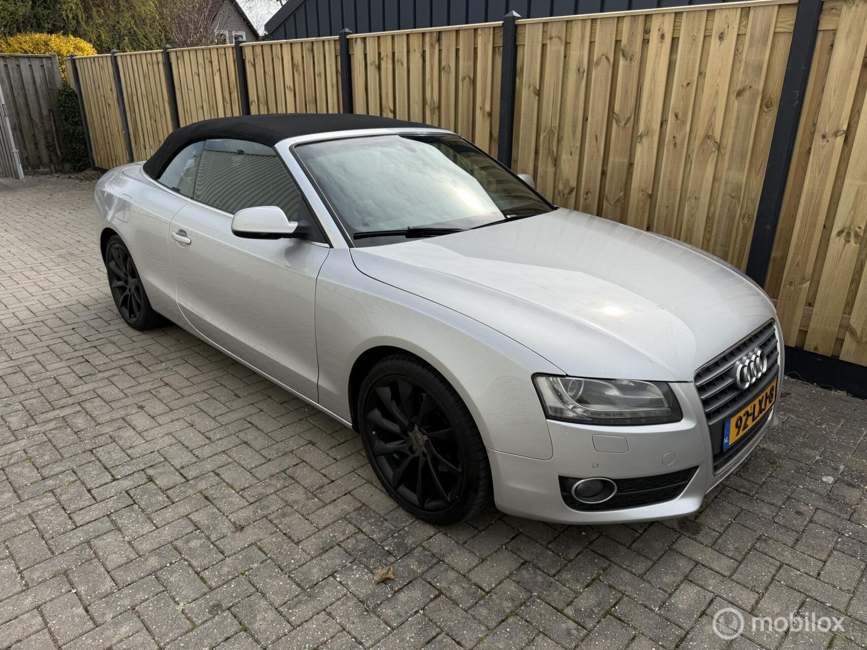 Audi A5 Cabriolet 2.0 TFSI Pro Line 2010 Grijs, Euro 5, Gebruikt, Zwart, 4 cilinders