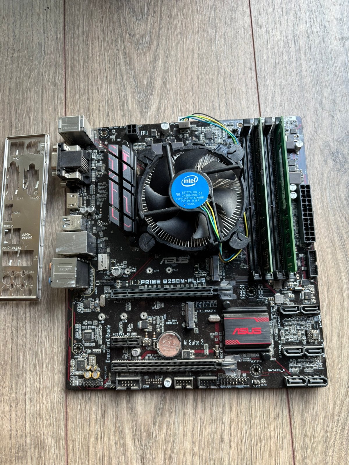 Asus Prime B250M + intel Core i7 6700 + 16 GB DDR4, Ophalen of Verzenden, Gebruikt, DDR4