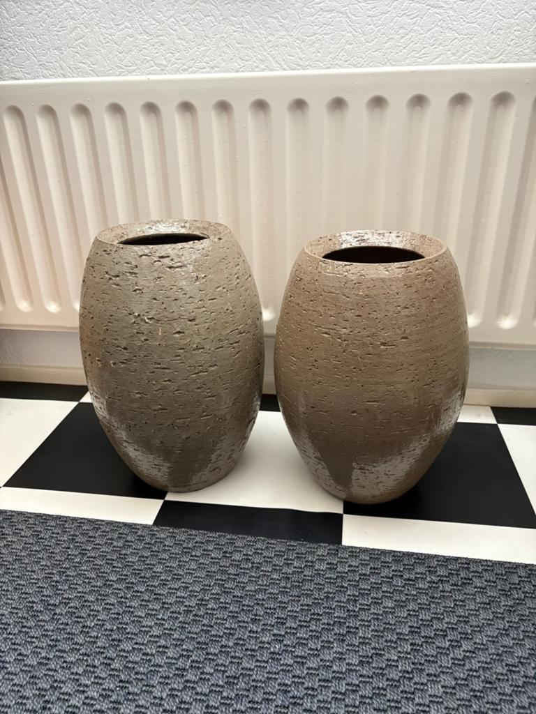 Bloempotten, Ophalen, Rond, Zo goed als nieuw, Aardewerk