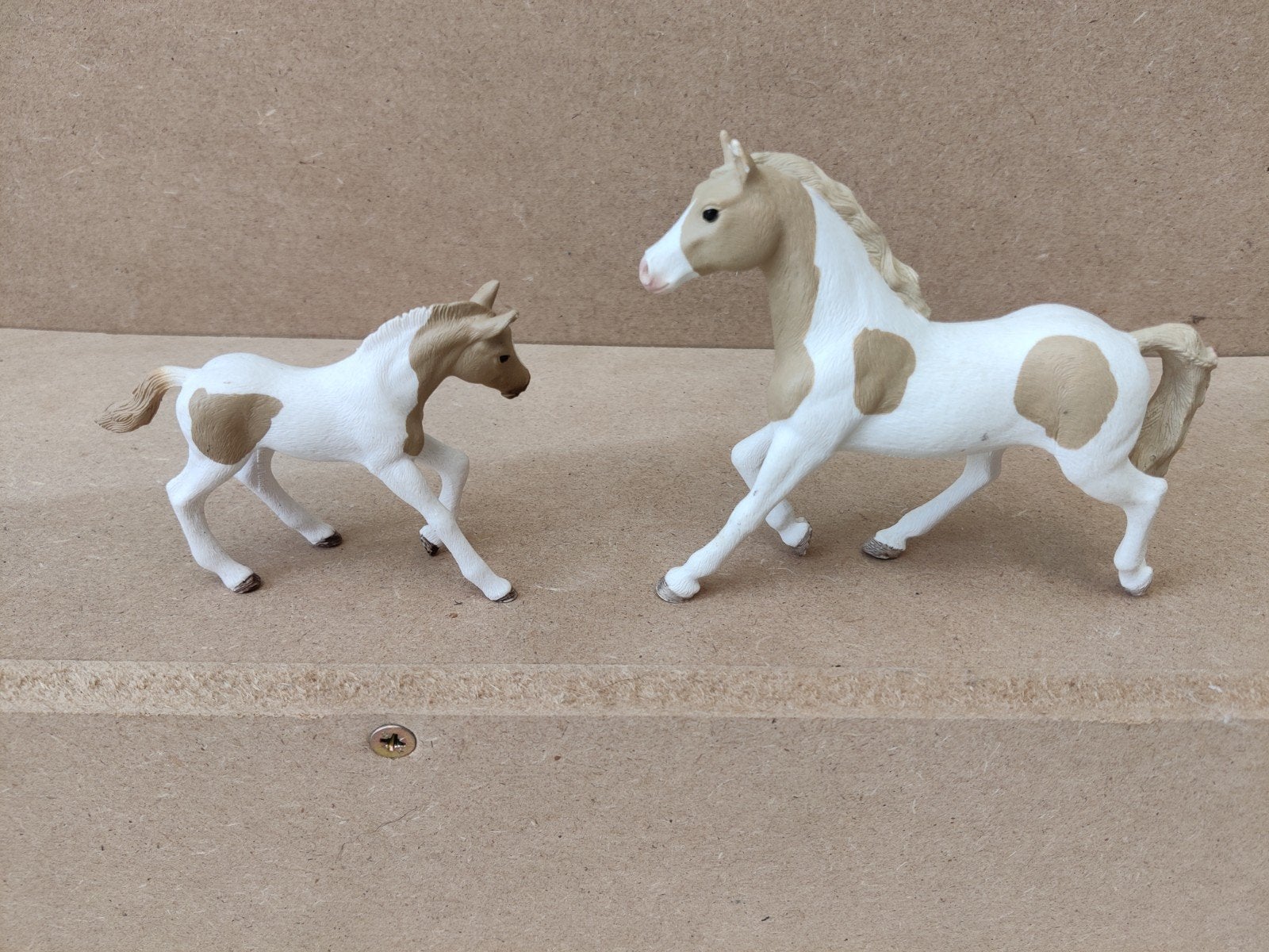schleich setje 2, Ophalen of Verzenden, Zo goed als nieuw, Paard, Beeldje of Figuurtje