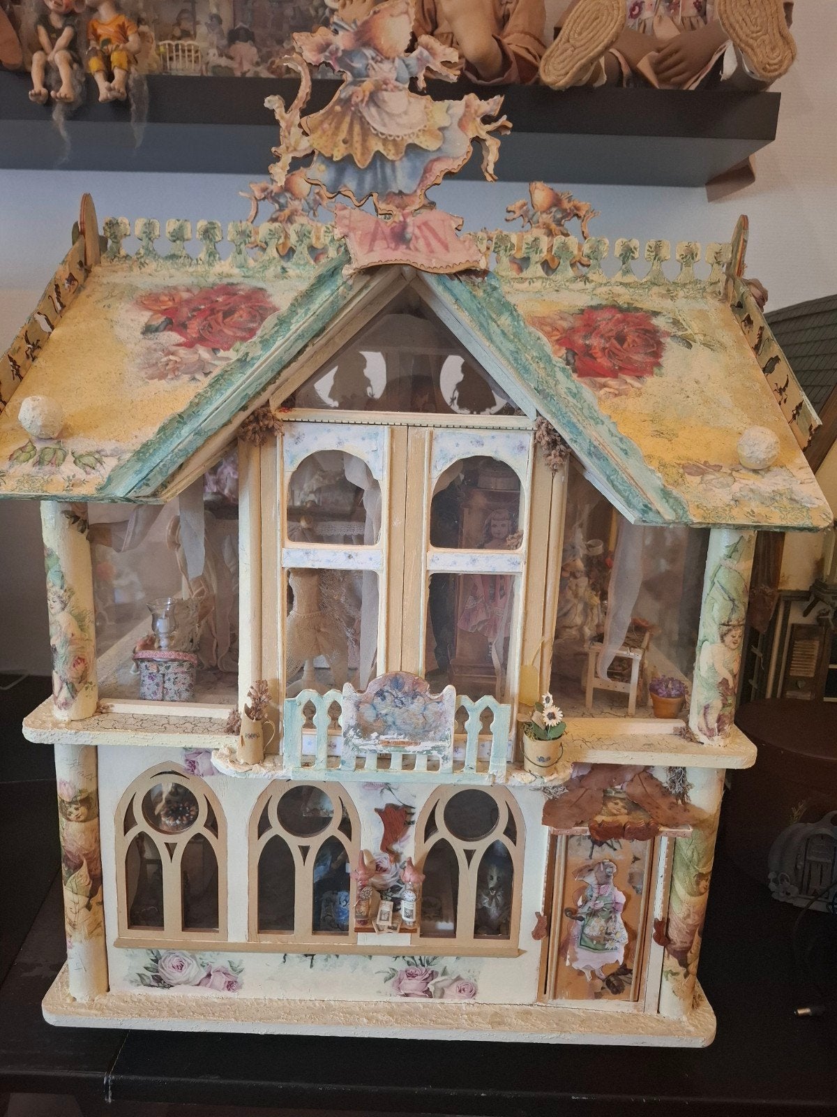 Uniek Vera de Muis Poppenhuis met Handgemaakte Muizen, Ophalen, Zo goed als nieuw, Poppenhuis