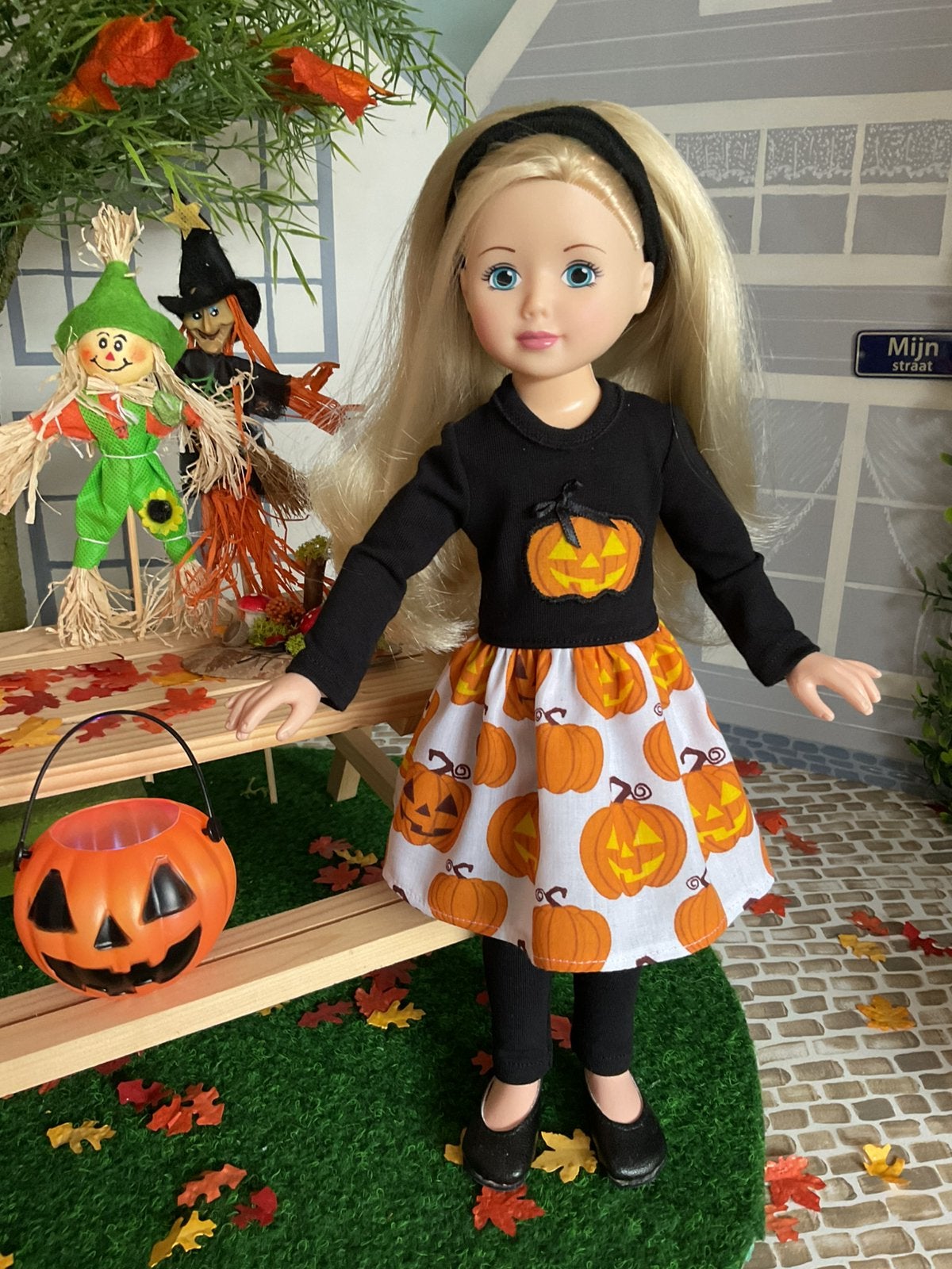 Jolina Ballerina: kleding, Halloween jurkje met legging., Ophalen of Verzenden, Nieuw, Overige typen