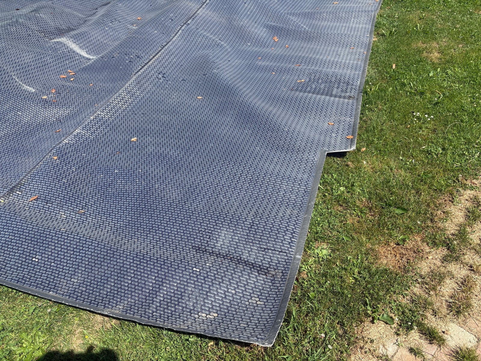 Gebruikt zwembadzeil 480x980 met uitsparing 135x16, Tuin en Terras, Zwembad-toebehoren, Ophalen of Verzenden, Gebruikt, Afdekzeil