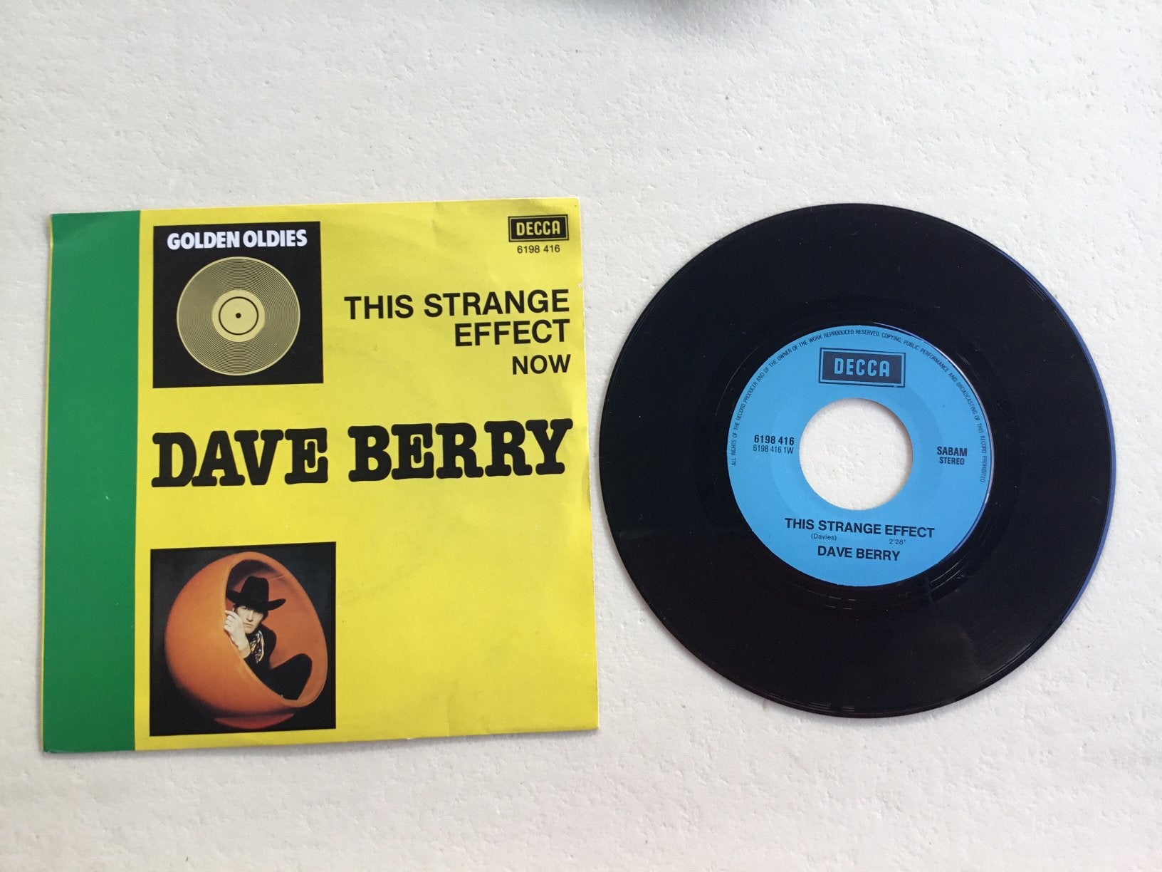Dave Berry dubbelhit, Ophalen of Verzenden, Zo goed als nieuw, Pop