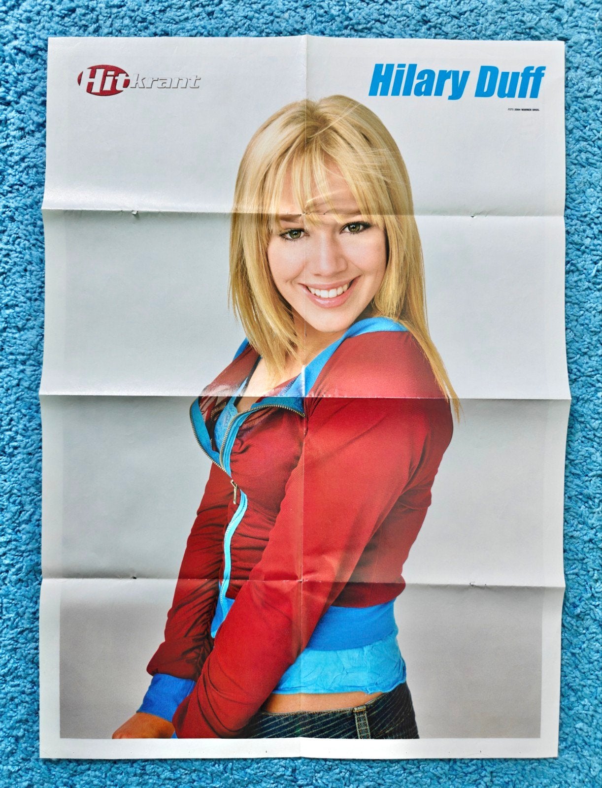 Hilary Duff poster hitkrant vintage, Verzamelen, Rechthoekig Staand, Nieuw, Ophalen of Verzenden, A1 t/m A3
