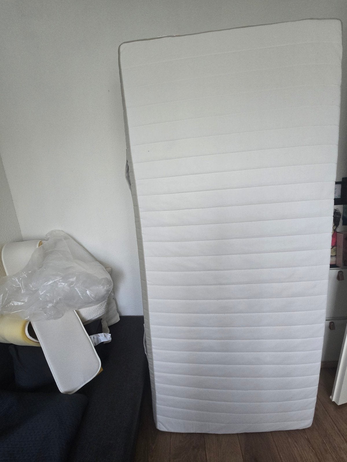 2x IKEA Hafslo springmatras, Huis en Inrichting, Slaapkamer | Matrassen en Bedbodems, Ophalen, 90 cm, Tweepersoons, Zo goed als nieuw