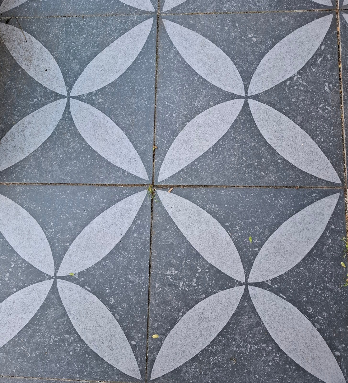 8x Kera Twice Flower Lotus Excluton Ongebruikt 60x60 cm kera, Ophalen, Nieuw, Keramiek, Terrastegels
