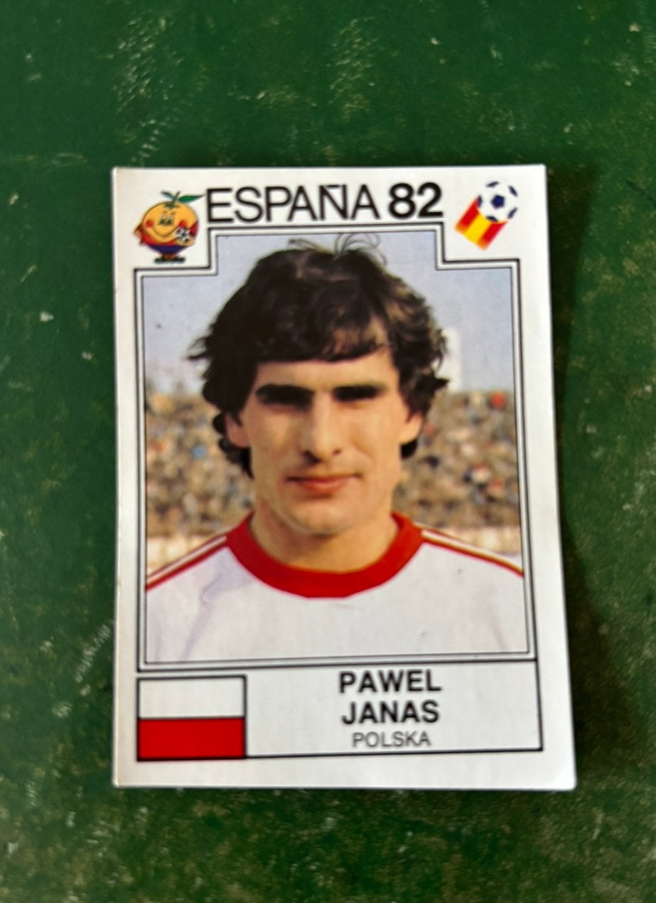 Panini plaatje Pawel Janas Polen WK 82, Ophalen of Verzenden