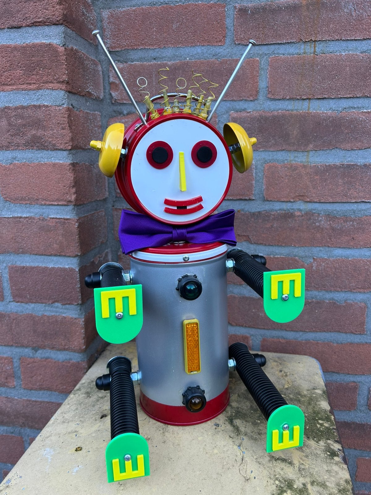 Robin de robot Bassie en Adriaan., Verzamelen, Poppetjes en Figuurtjes, Ophalen, Zo goed als nieuw