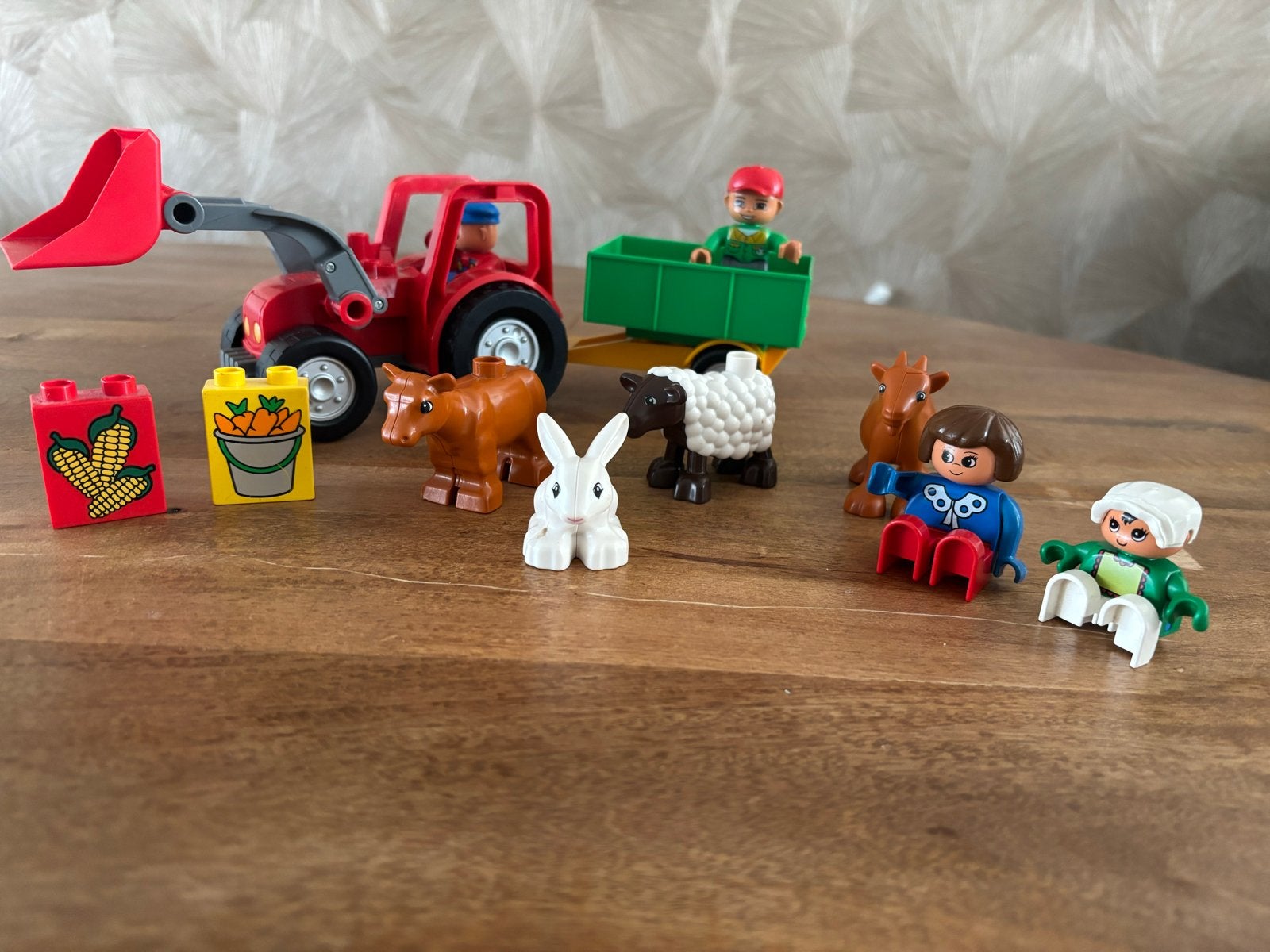Lego Duplo boerderij set met tractor en dieren, Ophalen, Gebruikt, Overige merken