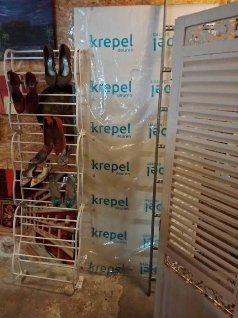 Binnendeur met deuk, verders nieuw, Ophalen, Nieuw, Glaswol, 15 m² of meer