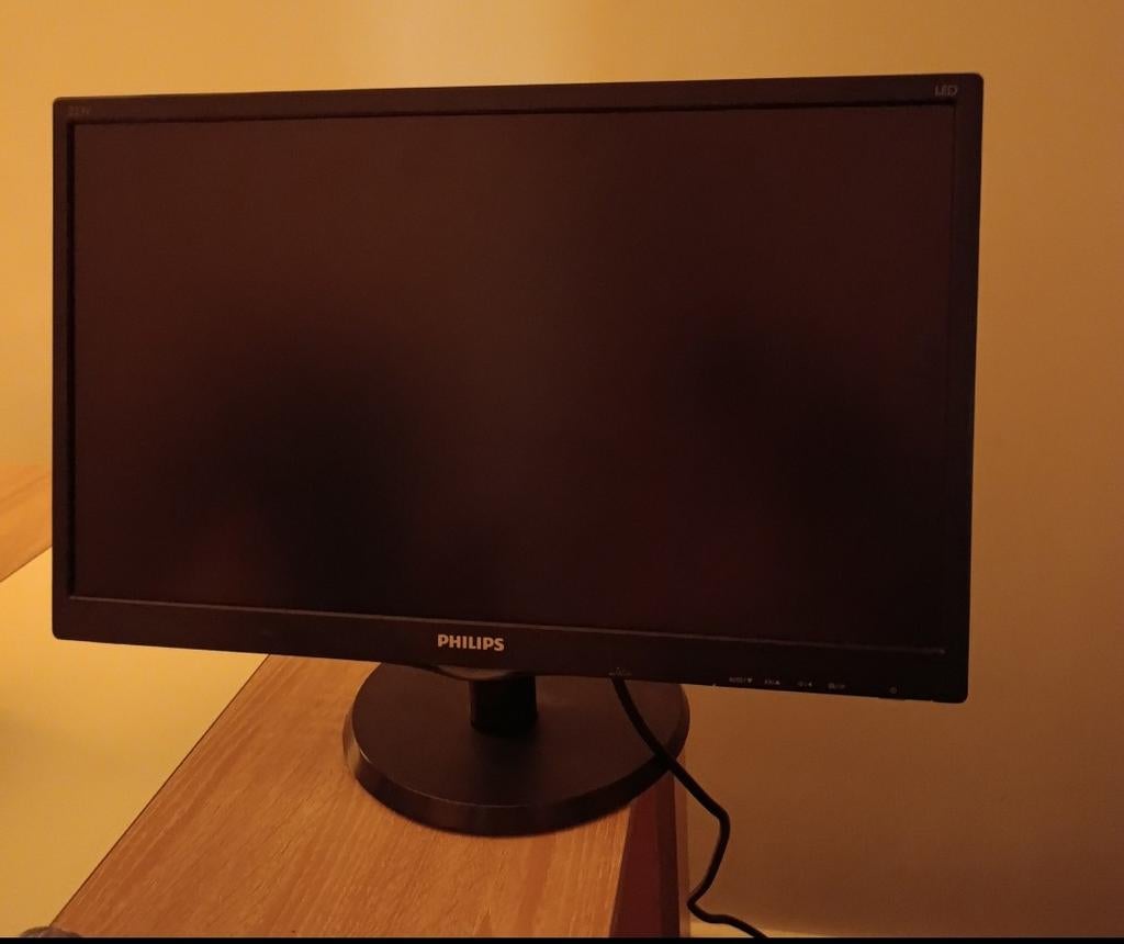 Philips Full HD LED Monitor 21.5 inch 18€ today!!, Ophalen, HDMI, Full HD, Zo goed als nieuw