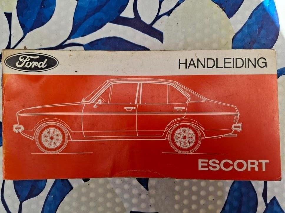 Ford Escort Handleiding  Jaren '70/'80 Neder, Ophalen of Verzenden