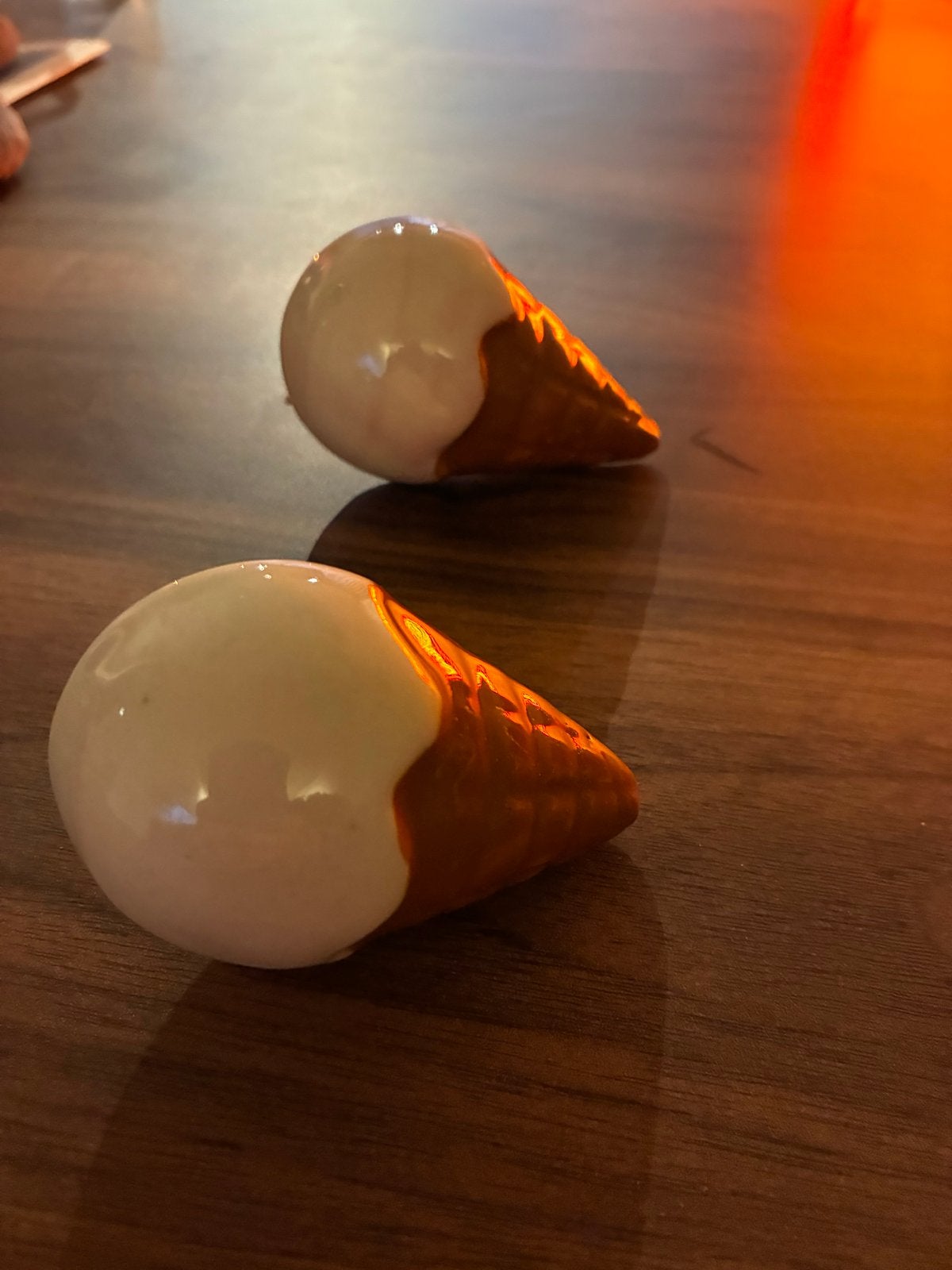 Deurknoppen ijsjes wit/lichtroze nieuw in doos, Ophalen of Verzenden, Nieuw, Wit