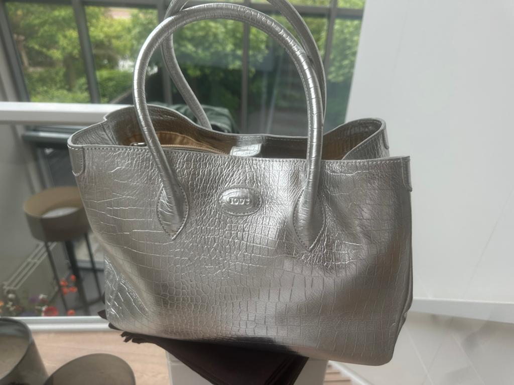 Replica Tods Tas Zilver, Ophalen of Verzenden, Nieuw, Overige kleuren, Handtas